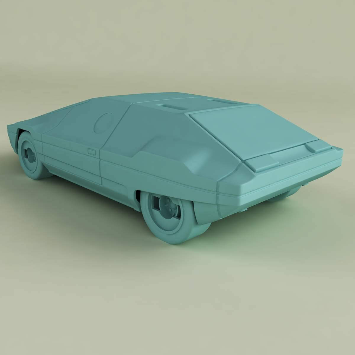 Lancia Sibilo 3D Model by desmonster