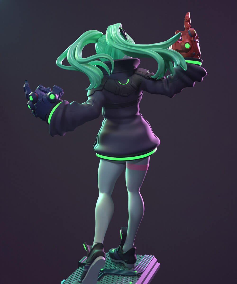 Rebecca Cyberpunk Edgerunners SFW NSFW - 3D Model by despaindorothy01