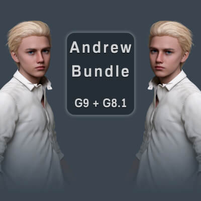 Andrew for Genesis 9 and 8.1 Male