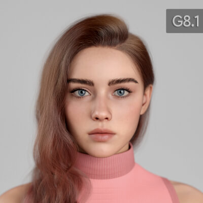 DEX Elsie for Genesis 8.1 Female