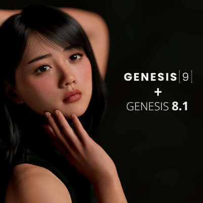 Nayomi for Genesis 9 and 8.1 Female by Dexon3D