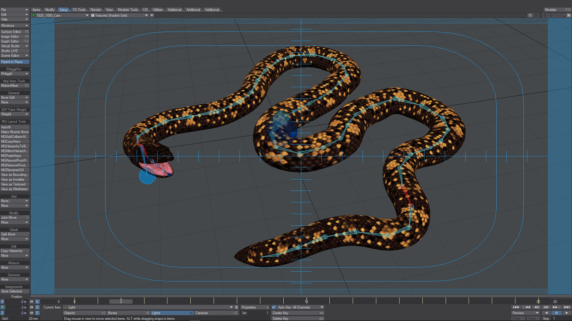 Animated Calabar Python - 3D Model by Dibia Digital