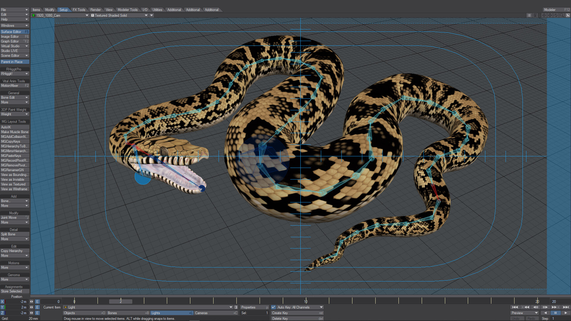 Animated Scrub Python - 3D Model by Dibia Digital