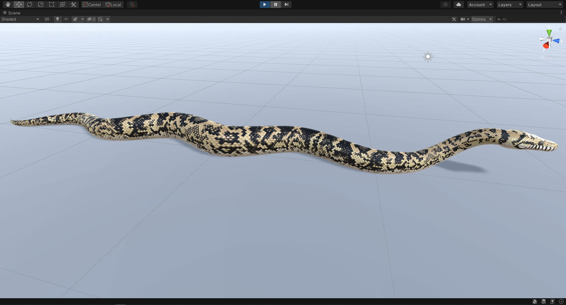 Animated Scrub Python - 3D Model by Dibia Digital
