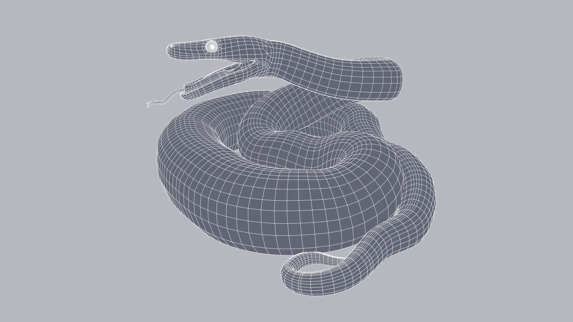 Animated Scrub Python - 3D Model by Dibia Digital