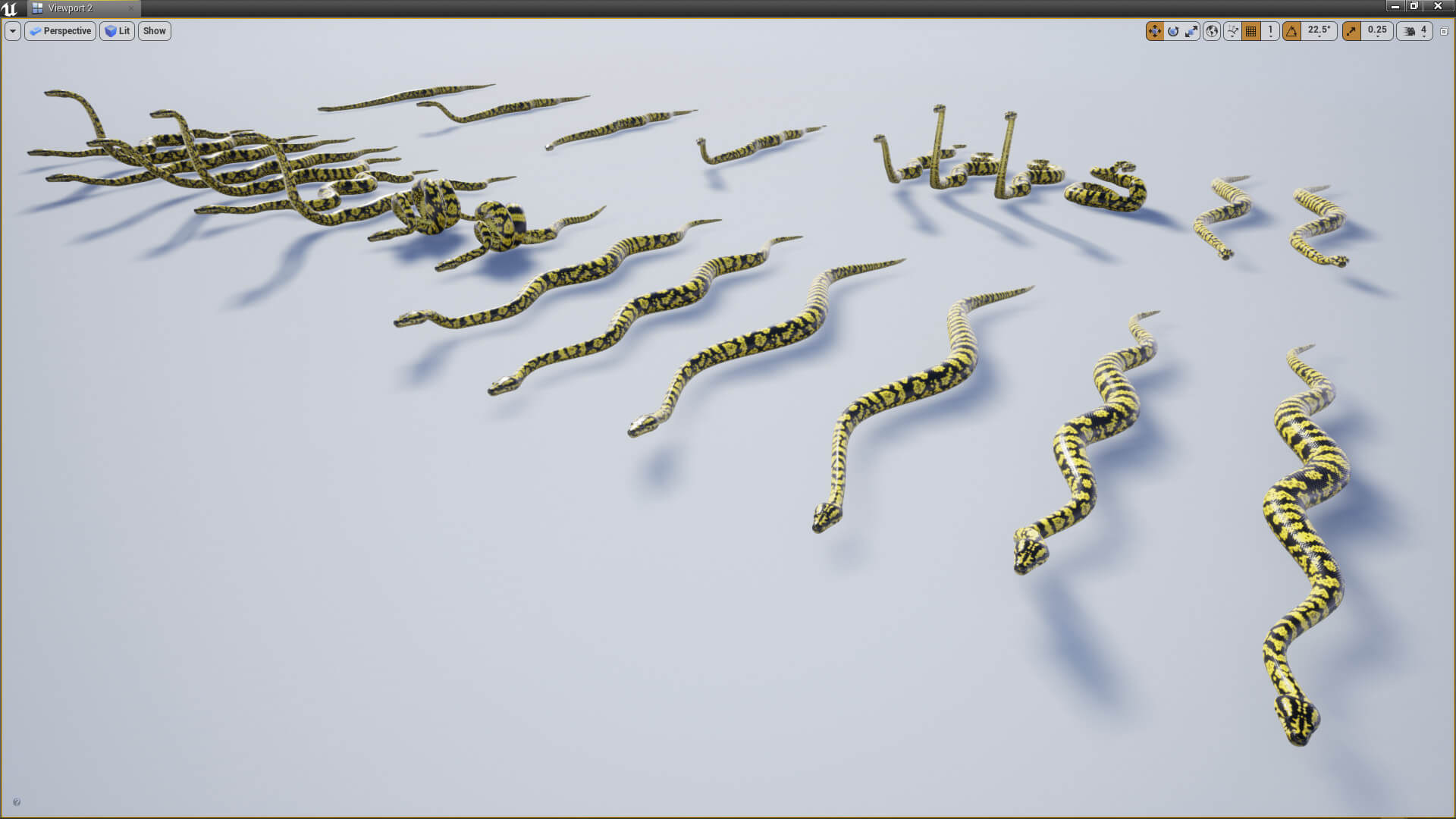 Animated Zebra Jungle Carpet Python - 3D Model by Dibia Digital