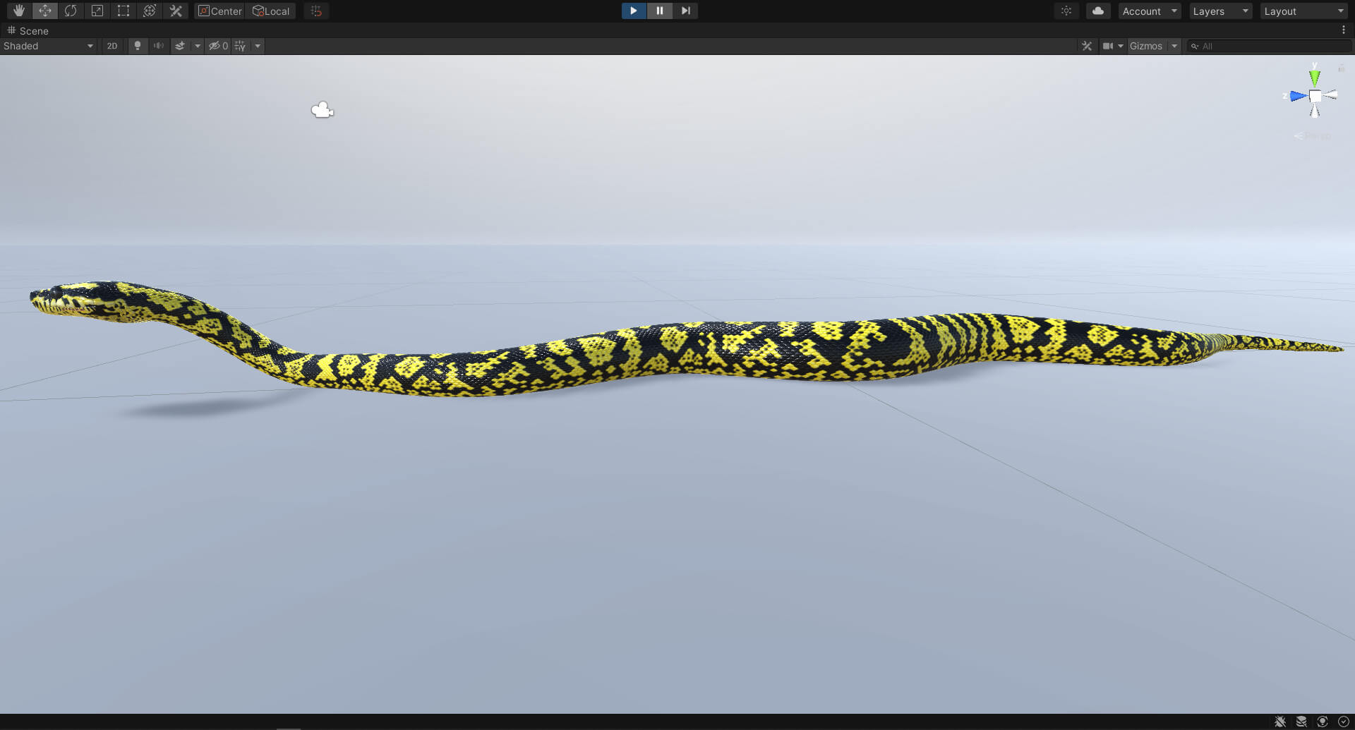 Animated Zebra Jungle Carpet Python - 3D Model by Dibia Digital