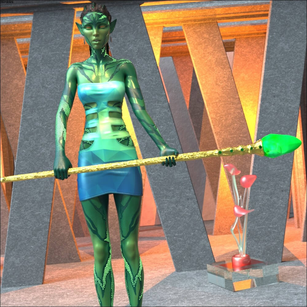 Magic Routine Around Genesis Magic Staff and Poses for Genesis 8 Male and Female - Daz Content by ...