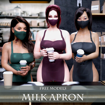 Milk Apron for Genesis 8 and 8.1 Female