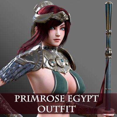 Primrose Egypt Outfit for Genesis 8 and 8.1 Female