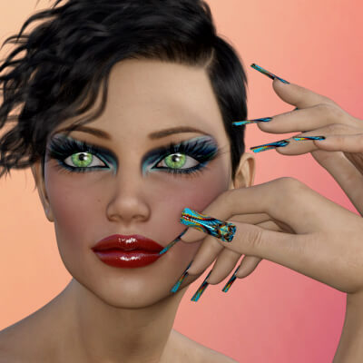 Beauty Makeup Kit for DAZ G8