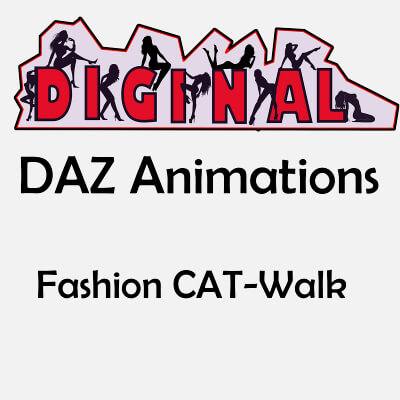 Cat Walk Animations for DAZ G8
