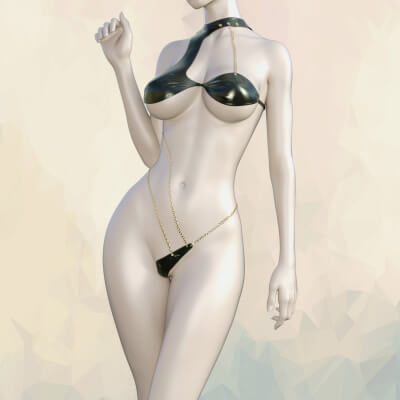 Chain Monokini for DAZ G8 Females