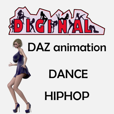 DAZ Animation Hiphop Dance SET6