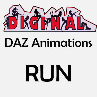 DAZ Animation Run Action