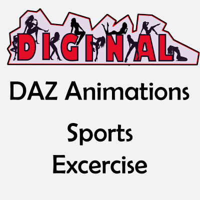 DAZ Animation Sport Exercise SET1