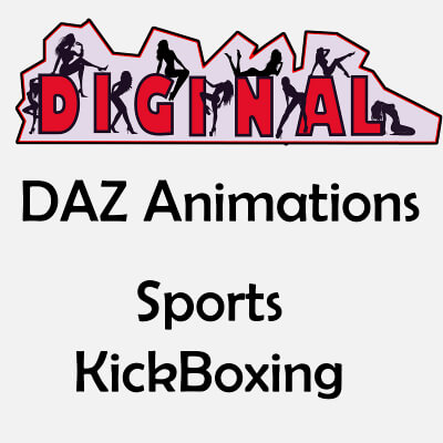 DAZ Animation Sport Kickboxing SET3