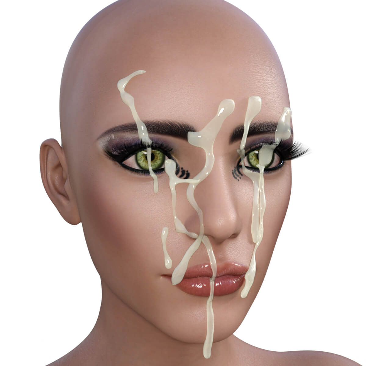Facial Cumshot SET3 for DAZ by Diginal