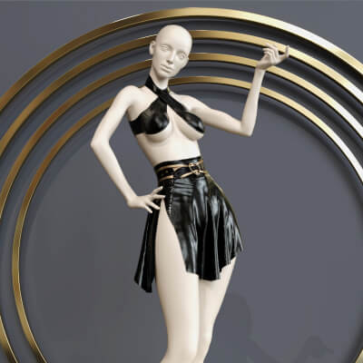 Imano Sexy Dress for DAZ Genesis 8 Female
