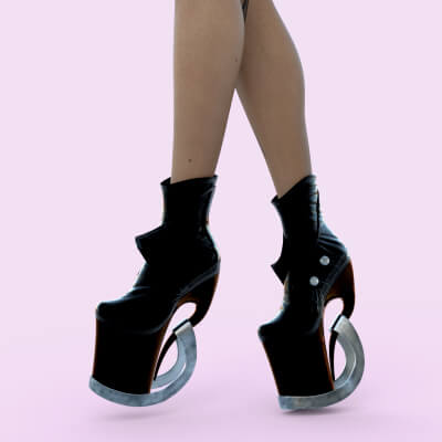 Irina Fetish Style Heels 4 for Genesis 8 Females