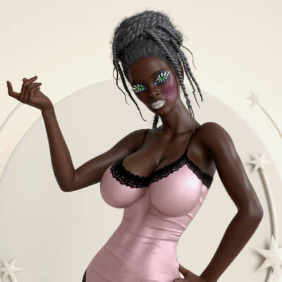 Malikah Female Model for Genesis 9