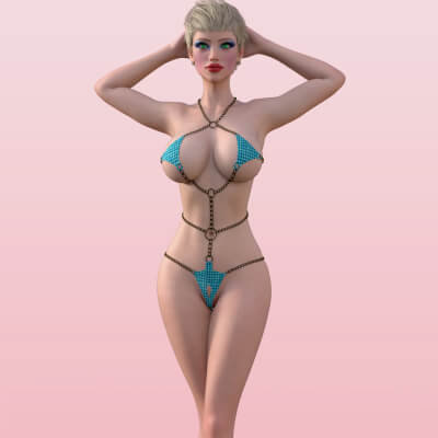 Nada Bikini for DAZ Genesis 9 Female