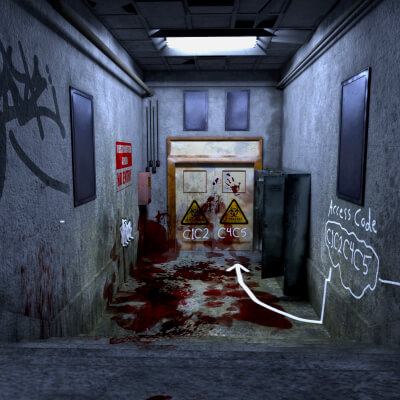 Old Corridor Level-1 for Daz Studio