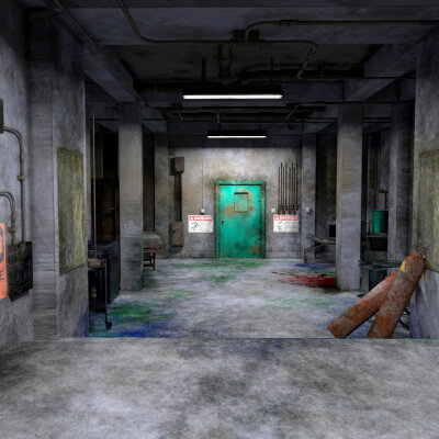 Old Hospital Room 2 for DAZ Studio