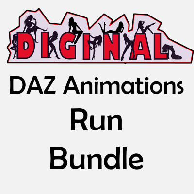 Run Animation for DAZ G8 Bundle