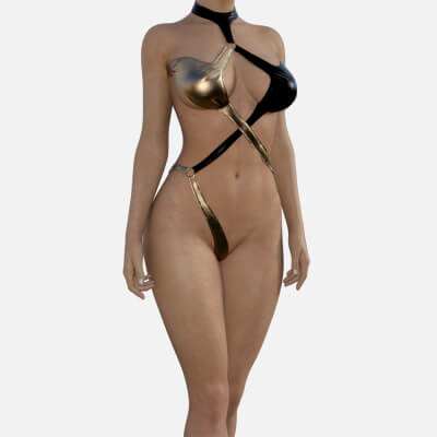 Sakura Monokini Suit for DAZ G8