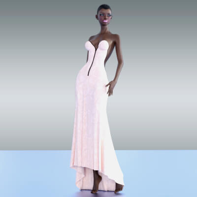 dForce Sexy Alexa Dress for DAZ Genesis 8 Female