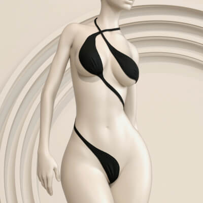 Sexy Jannah Monokini for Genesis 8 and Genesis 9 Females by Diginal