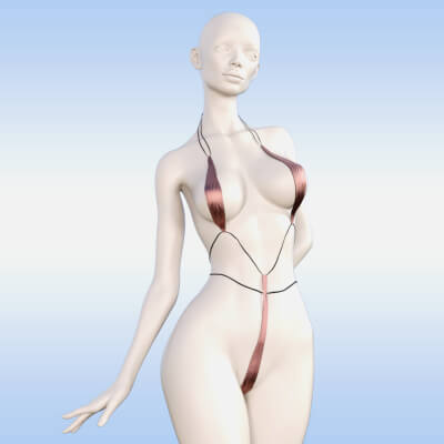 Sexy Strap Monokini for DAZ Genesis 8 Female