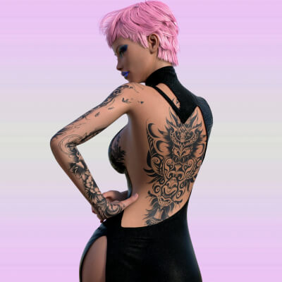 Tattoo Set 3 for Genesis 9