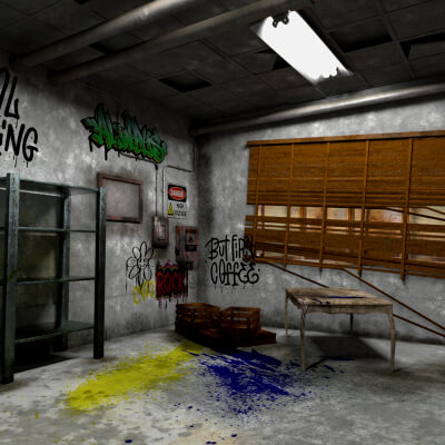 The Old Horror Room 1 for DAZ Studio