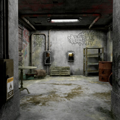 The Old Horror Room 4 for DAZ Studio