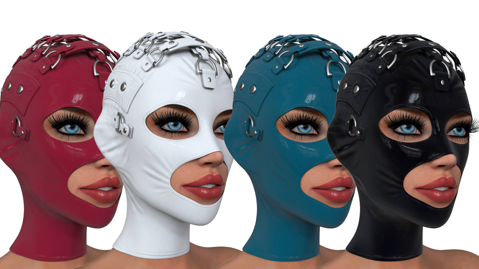 Xm BDSM and Fetish Mask - Daz Content by Diginal