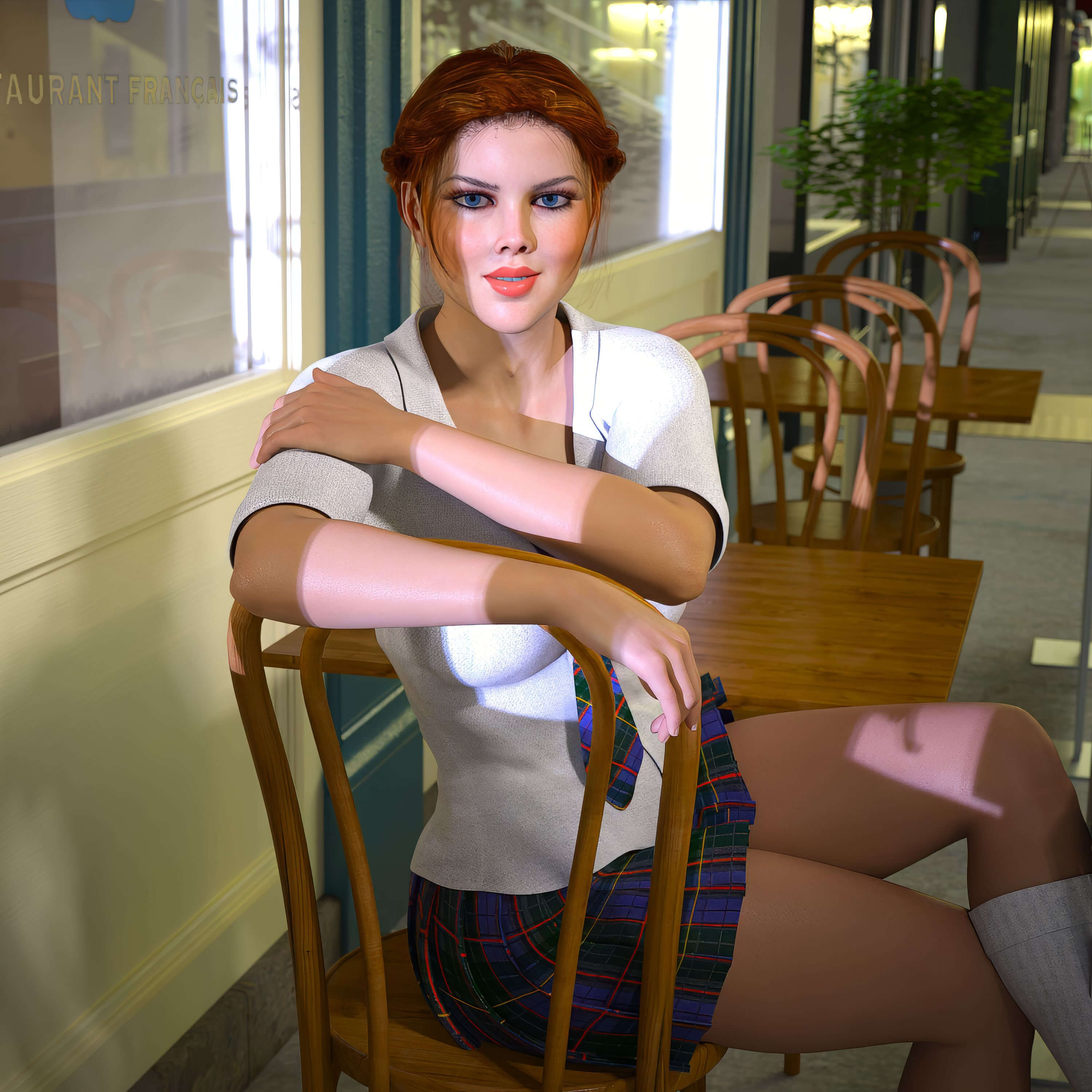DD Kenna A Pause between Words 3D Render by Digital Drapery Co