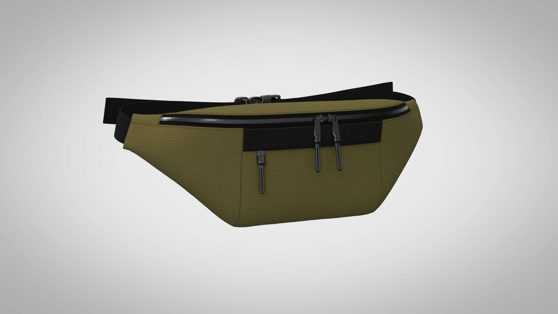 Waistbag Belt Bag Fanny Pack Clo3D Marvelous Designer 3D Model By 