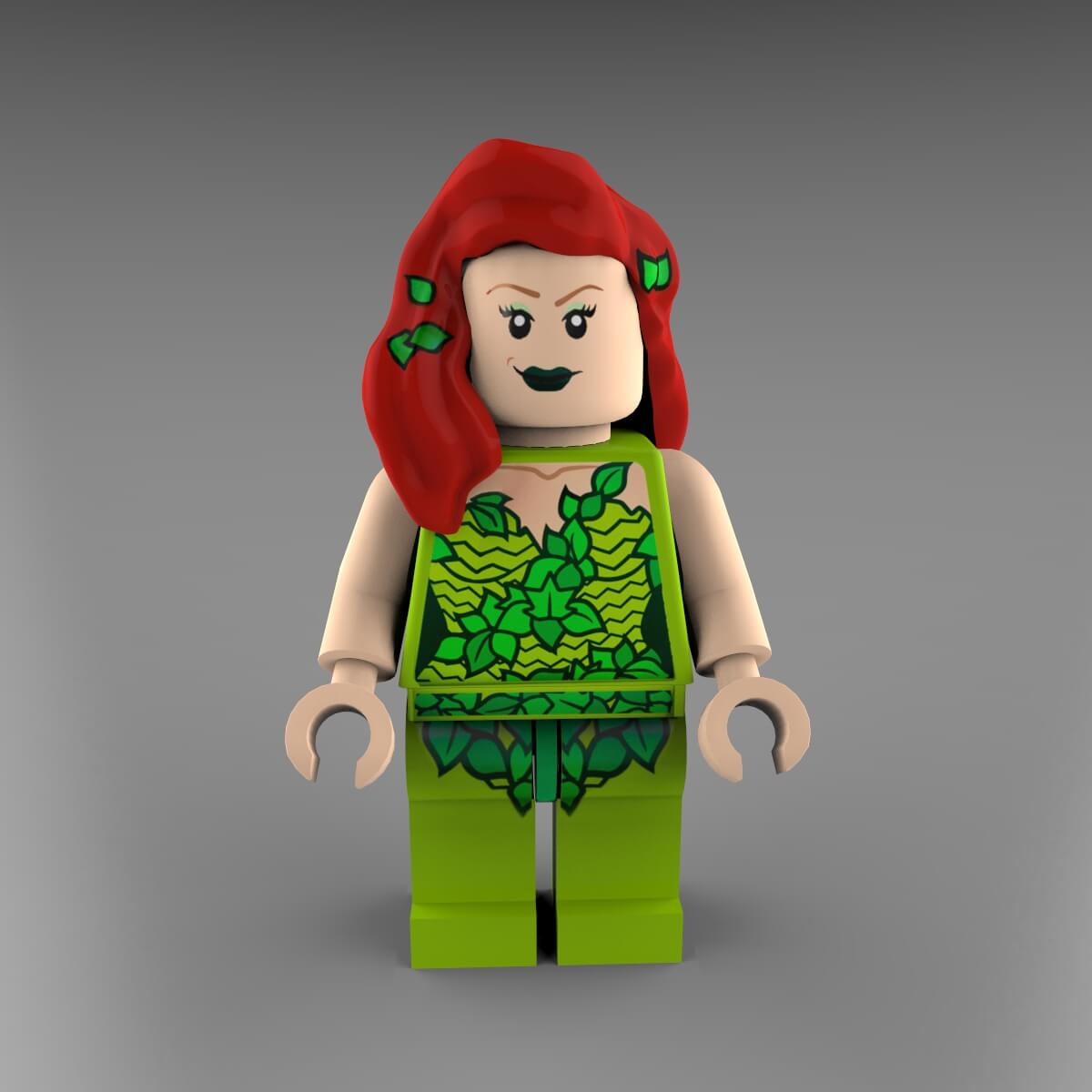 poison ivy lego figure