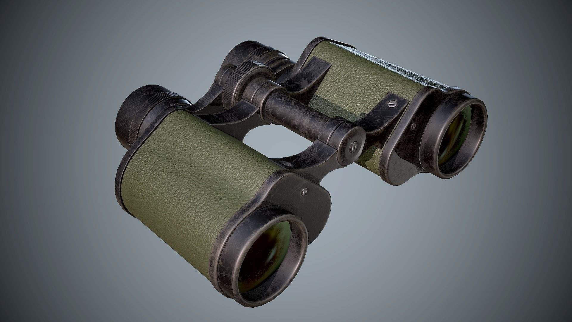 Binoculars 3D Model by diolator