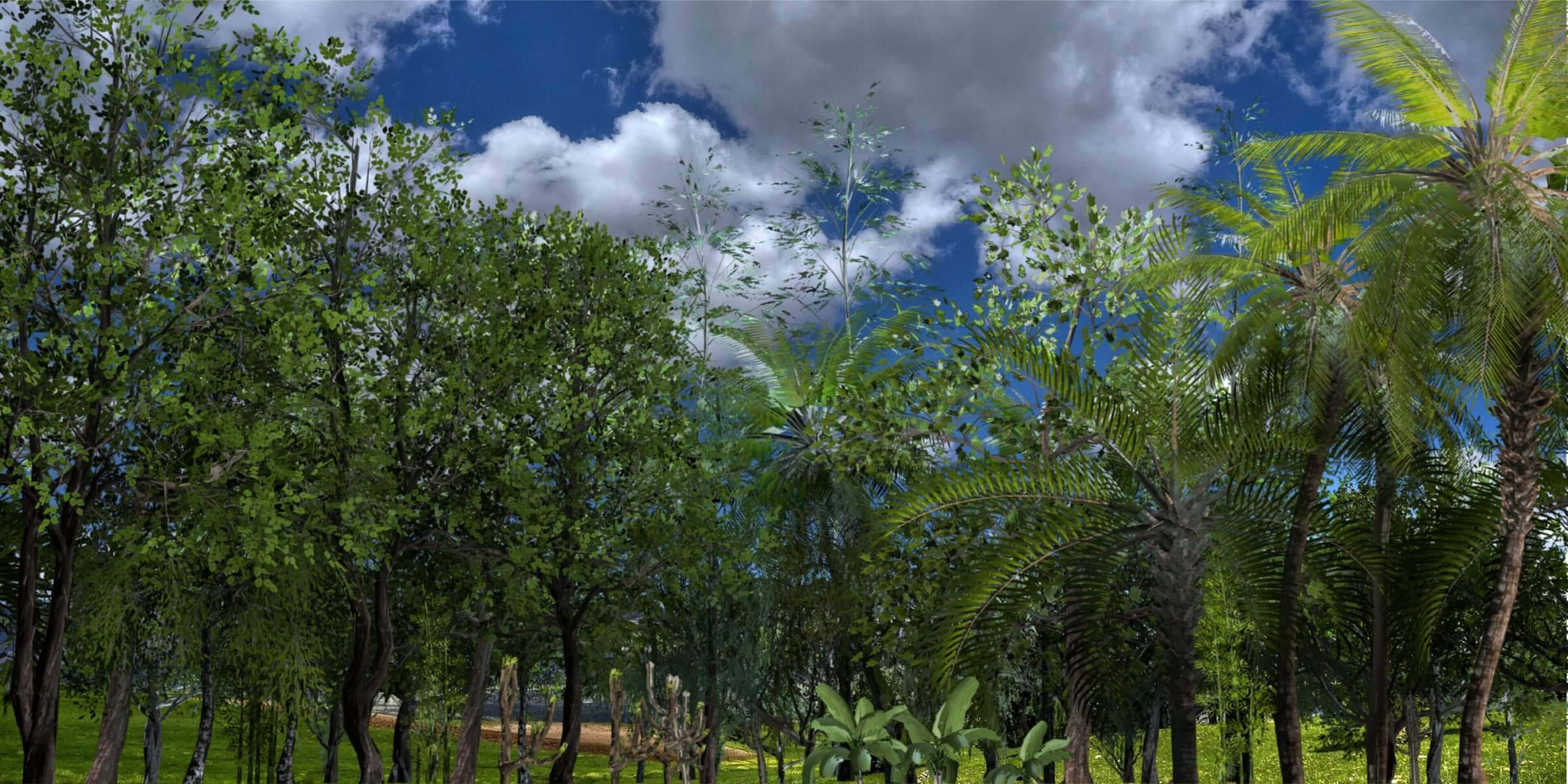 Create Immersive 3D Scenes with Realistic Plants and Trees