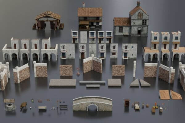 Kitbash 3D Model Collections