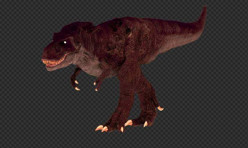 realistic t rex