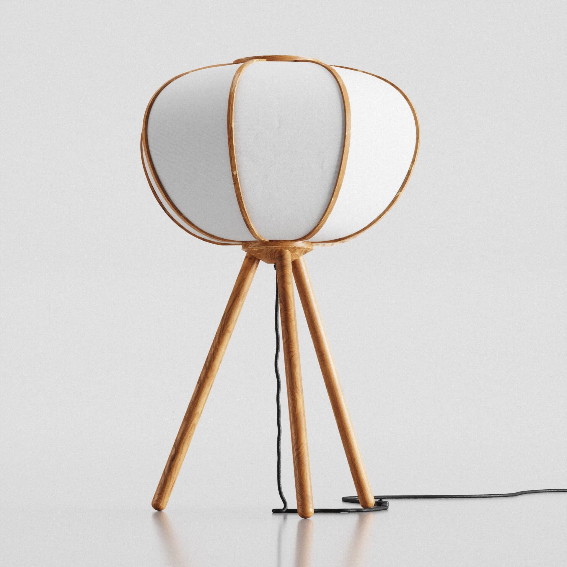 H&M Bamboo Floor Lamp 3D Model by dockkock123