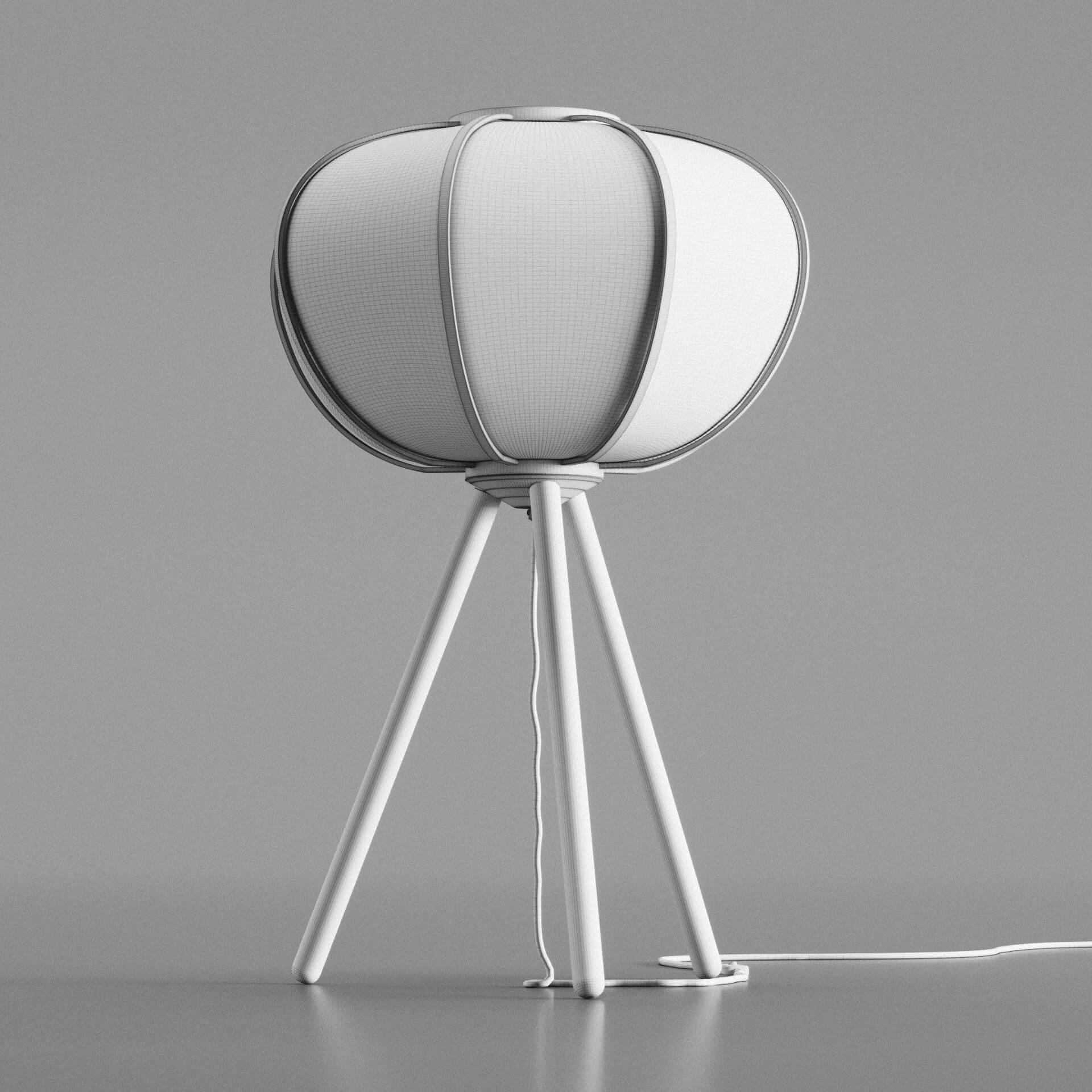 H&M Bamboo Floor Lamp 3D Model by dockkock123