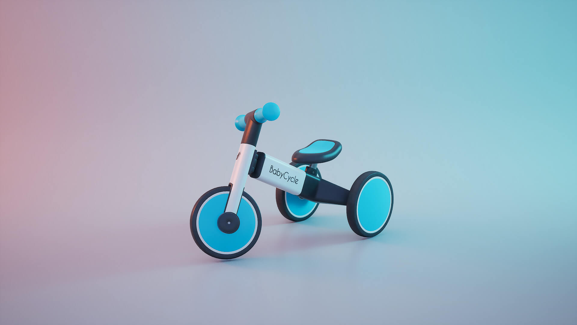 Baby Tricycle 3D Model by Donadel Studio