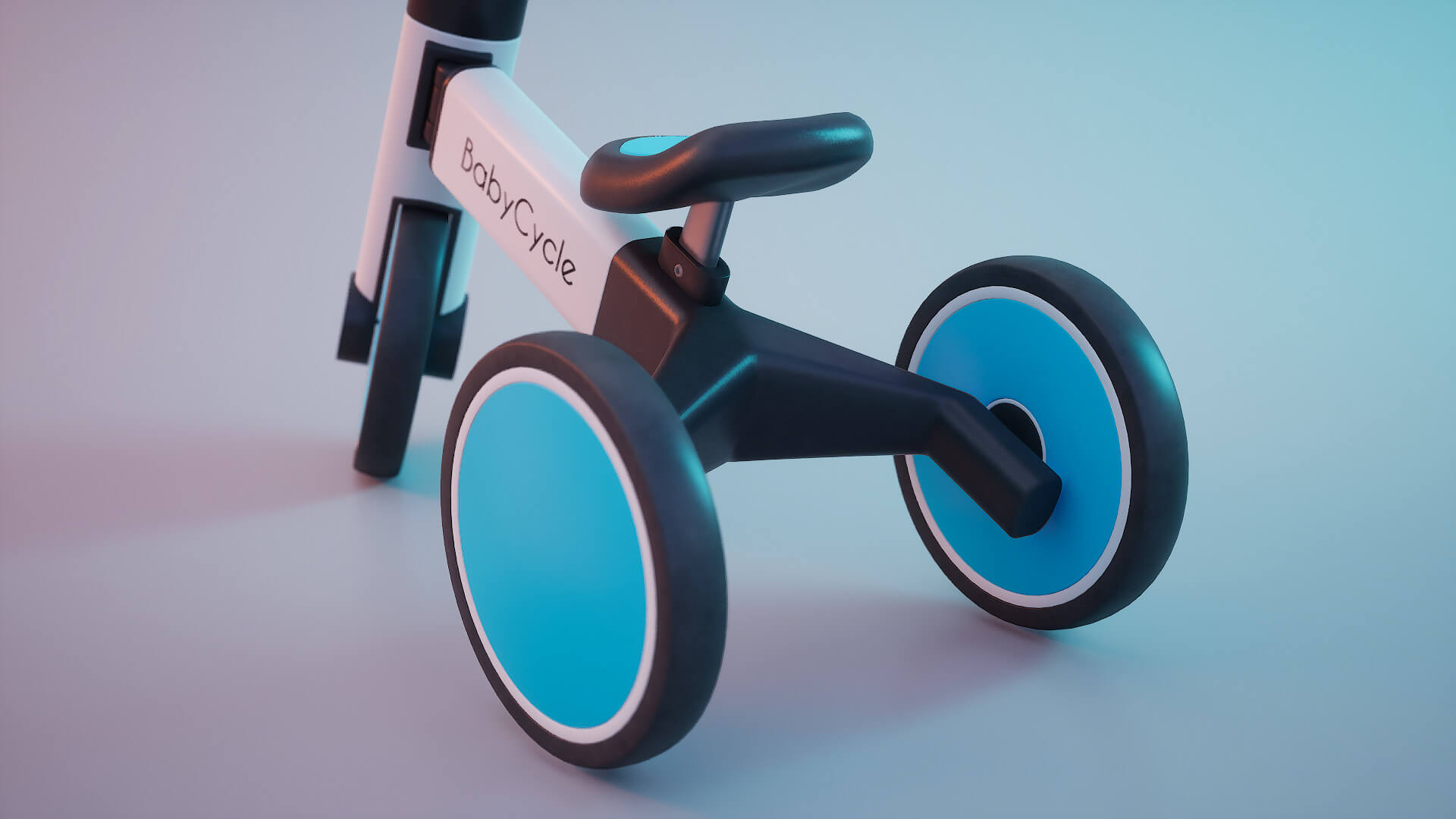 Baby Tricycle 3D Model by Donadel Studio