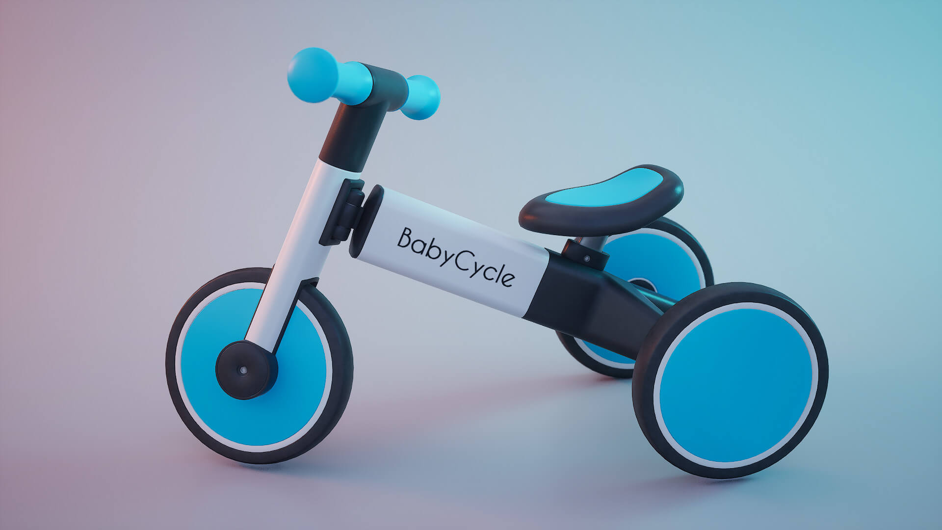 Baby Tricycle 3D Model by Donadel Studio