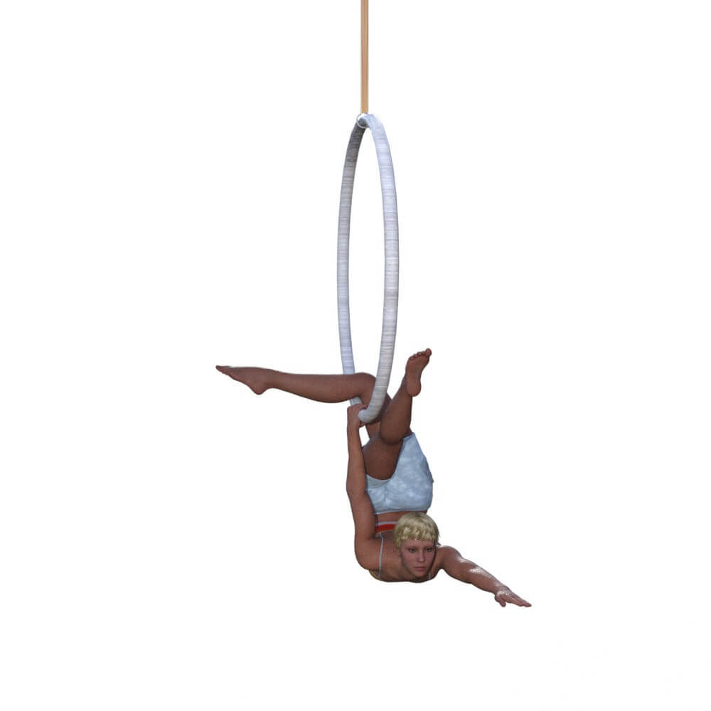 Aerial Hoop With Poses - Daz Content by DoroThee237